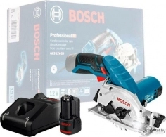 Аккумуляторная циркулярная пила Bosch GKS 12V-26 1x2.0Ah, 0615990M41