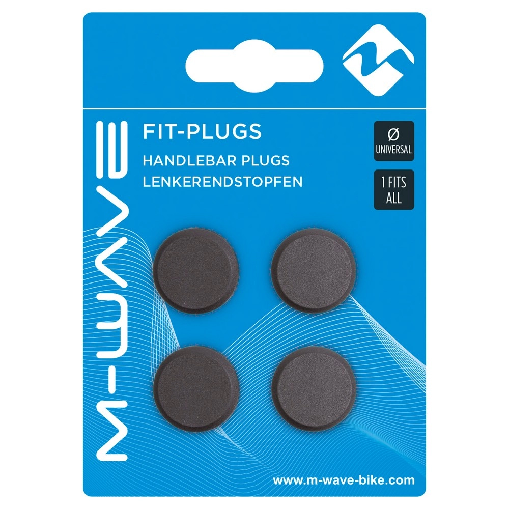 Заглушки для руля M-WAVE M-WAVE Fit-Plugs handlebar plugs