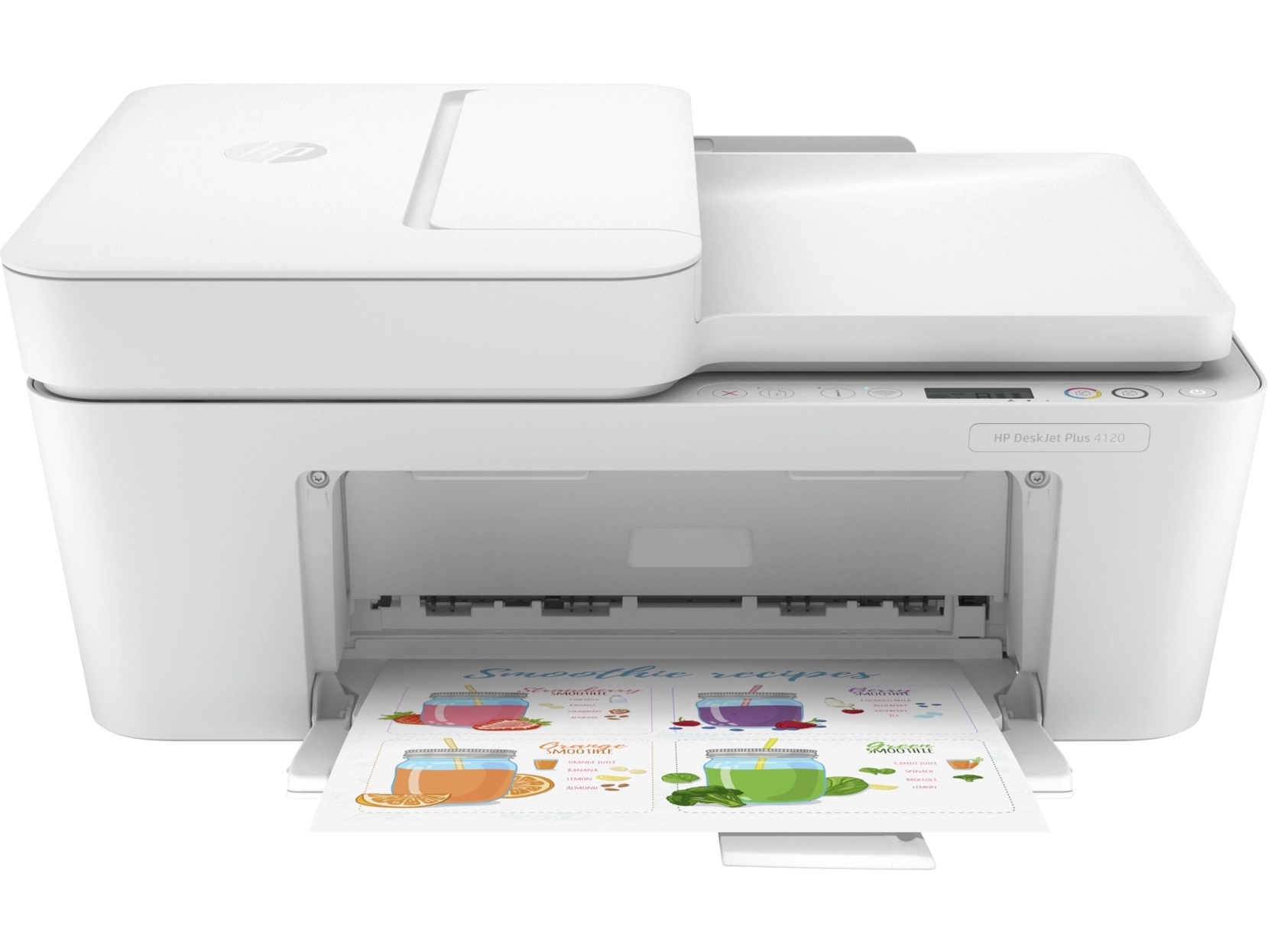 MFD HP DeskJet Plus 4120, White A4, up to 8,5ppm/5,5ppm, ADF 35p 1200x1200, Copy 8,5ppm/5,5ppm, 4800x1200 dpi, FAX, Up to 1000 pages/month, Hi-Speed USB 2.0,Wi-Fi, (HP 305 Black 120p, HP 305 C/M/Y 100p) XL/XXL.