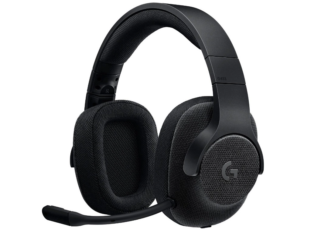 Logitech Gaming Headset G433 7.1 Surround - TRIPLE BLACK - 3.5 MM - EMEA