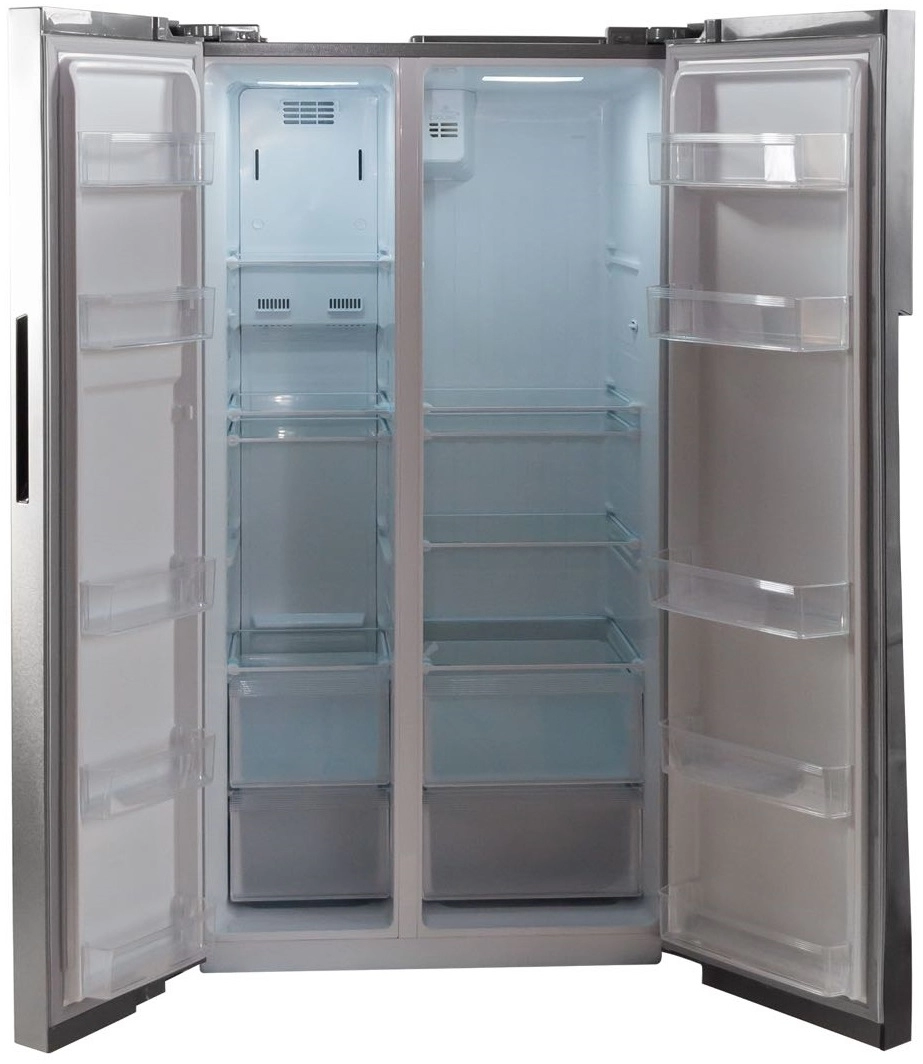 Холодильник Side-by-Side Midea SBS689X, 510 л, 179 см, A+, Серебристый