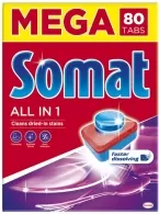 Таблетки для ПММ Somat AllinOne80Tab