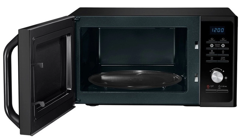 Микроволновая печь с грилем Samsung MG23F302TAK/BW, 23 л, 800 Вт, 1100 Вт, Черный