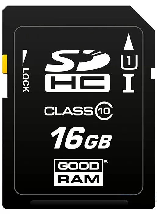 Карта памяти SDHC GoodRam 16GB class 10 UHS I (S1A0-0160R11)