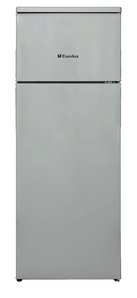 Холодильник с верхней морозильной камерой Eurolux GN263A+S, 204 л, 144 см, A+, Серебристый