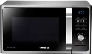 Микроволновая печь соло Samsung MS23F302TAS/BW, 23 л, 1150 Вт, Серебристый
