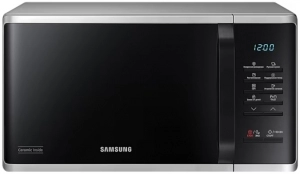 Микроволновая печь соло Samsung MS23K3513AS, 23 л, 1150 Вт, Серебристый