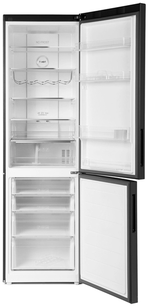 Холодильник с нижней морозильной камерой Haier C2F737CDBG, 386 л, 199.8 см, A++