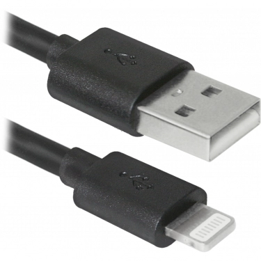 Кабель USB-A - Lightning Defender ACH01-03BH negru, USB-Lightning