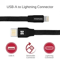Cablu USB-A - Lightning Promate Coiline-i