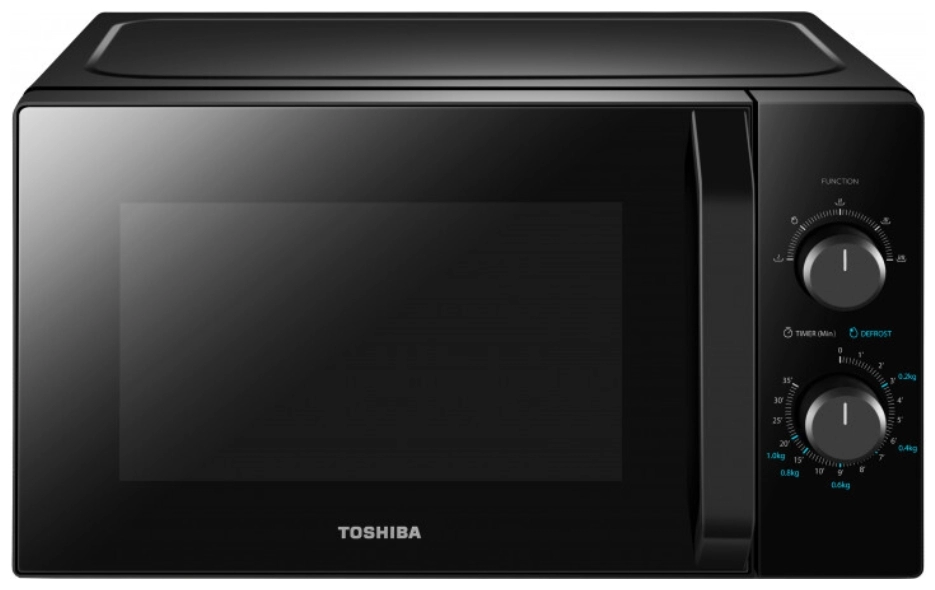 Микроволновая печь соло Toshiba MW-MM20PBK, 20 л, 800 Вт, Черный