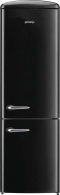 Холодильник с нижней морозильной камерой Gorenje ORK192BK, 322 л, 194 см, A++