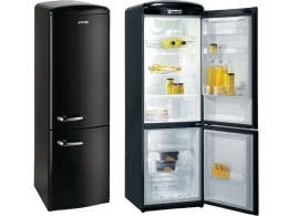 Холодильник с нижней морозильной камерой Gorenje ORK192BK, 322 л, 194 см, A++