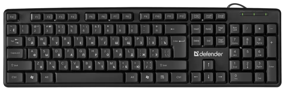 Tastatura cu fir Defender HB520Bl