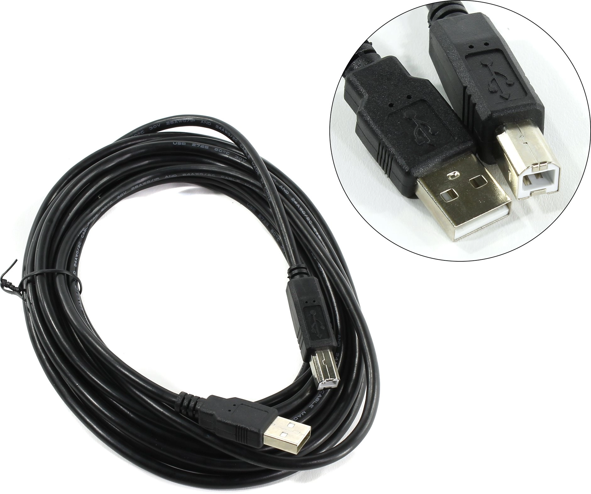 Cablu USB-A - USB-B Defender USB0410AMBM