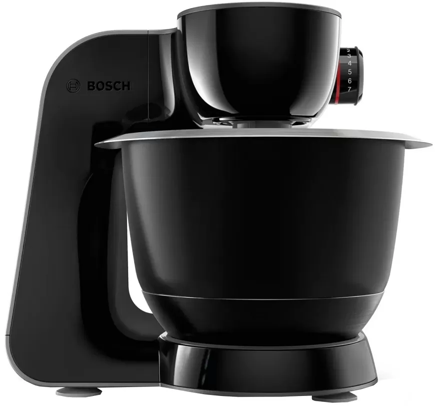 Robot de bucatarie Bosch MUM59N26CB, 3900 ml, 1000 W, 7 trepte viteza, Negru