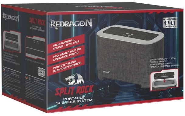 Boxa portabila Bluetooth Redragon Split Rock
