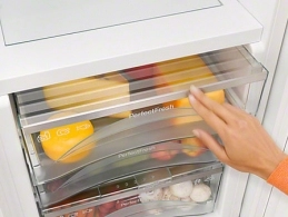 Холодильник с нижней морозильной камерой Miele KFN29483DEDTCS, 343 л, 201 см, A++