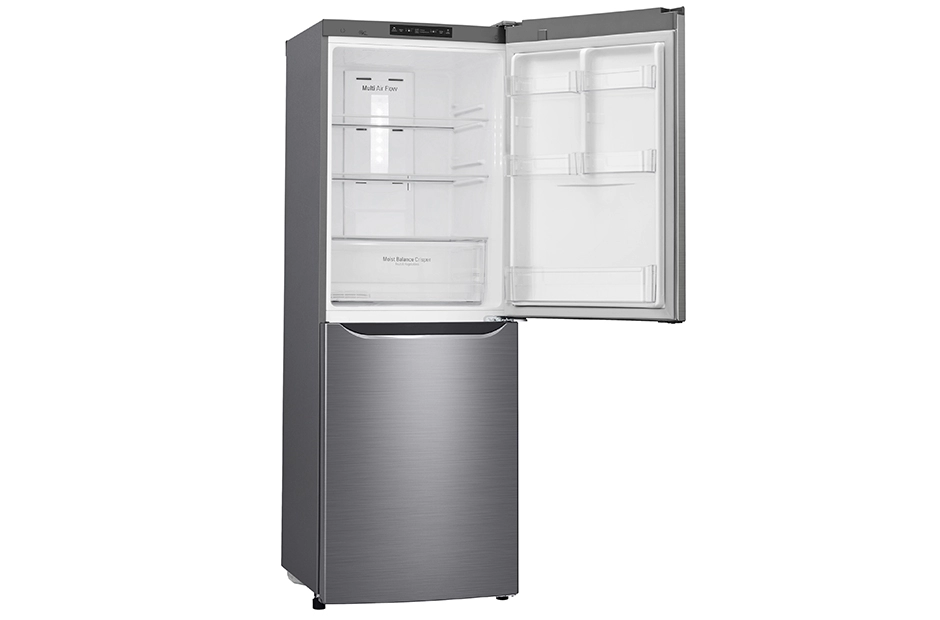 Холодильник с нижней морозильной камерой LG GAB389SMCZ, 261 л, 174 см, A++, Серебристый