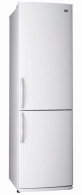 Холодильник с нижней морозильной камерой LG GAB409UQDA, 303 л, 190 см, A, Белый