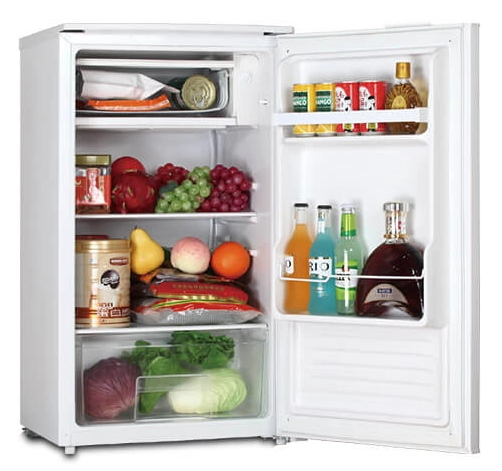 Холодильник однодверный Skyworth SRS- 90DT, 84 л, 85 см, A+, Белый