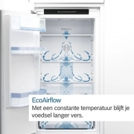 Холодильник с верхней морозильной камерой Bosch KIL22NSE0, 119 л, 87.4 см, E, Белый