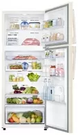 Холодильник с верхней морозильной камерой Samsung RT46K6340EF/UA, 453 л, 182.5 см, A+, Бежевый