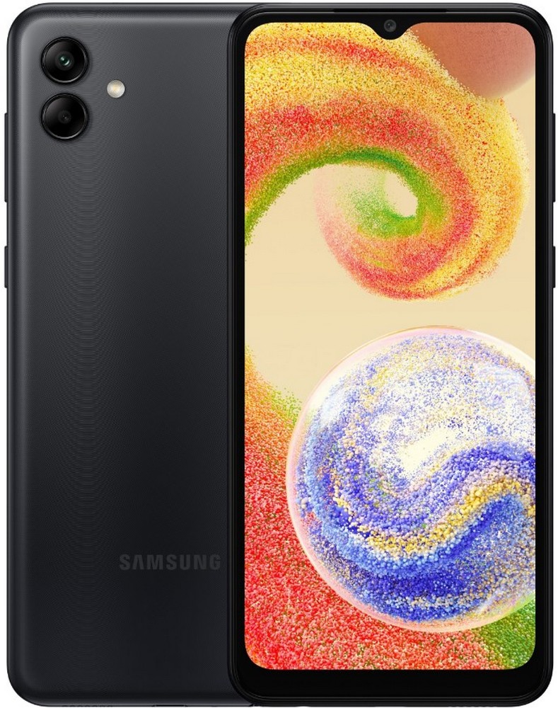 Смартфон Samsung Galaxy A04 / 6.5'' / 4 ГБ / 64 ГБ / Черный photo 1 Смартфон Samsung Galaxy A04 / 6.5'' / 4 ГБ / 64 ГБ / Черный photo 1