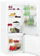 Холодильник с нижней морозильной камерой Indesit LI6S1EW, 272 л, 158.7 см, A+, Белый