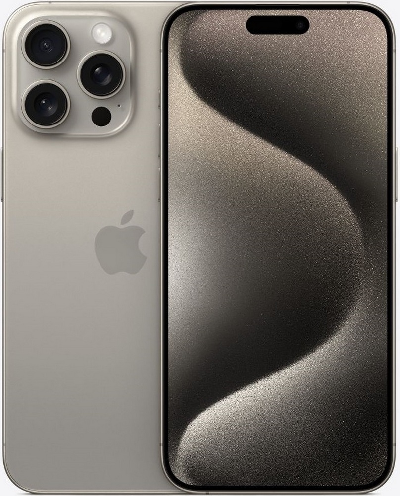 Смартфон Apple iPhone 15 Pro Max / 6.7'' / 8 ГБ / 256 ГБ / Natural Titanium photo 1 Смартфон Apple iPhone 15 Pro Max / 6.7'' / 8 ГБ / 256 ГБ / Natural Titanium photo 1