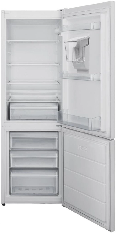 Холодильник с нижней морозильной камерой Heinner HCV270WDF+, 268 л, 170 см, F (A+), Белый