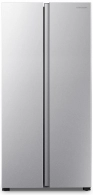Холодильник Side-by-Side Heinner HSBS441NFXF+, 441 л, 178 см, F (A+), Серебристый