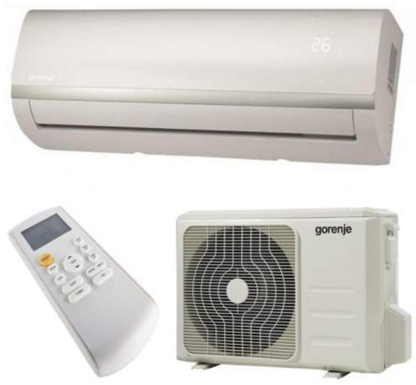 Кондиционер Gorenje KAS35NFT/KAS35ZFT 12000 BTU / 35 м2 / Обычный / R410а / A photo 1 Кондиционер Gorenje KAS35NFT/KAS35ZFT 12000 BTU / 35 м2 / Обычный / R410а / A photo 1