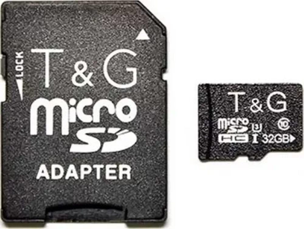 Карта памяти MicroSD+ SD adapter TnG MicroSD32GB