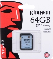 Карта памяти SDHC Kingston SD10VG2/64GB Class10 UHS-1 64GB 