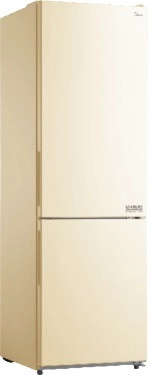 Холодильник с нижней морозильной камерой Midea SB 190 NF IV, 295 л, 190 см, A+, Бежевый