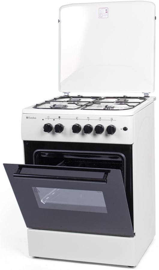 Плита газовая Eurolux TE6640IW 4 конфорок Белый - BOMBA.md
