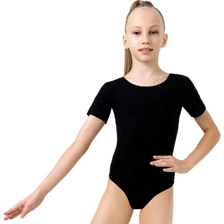 Costum p/u gimnastica Grace Dance Gymnastic leotard short sleeve