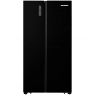 Холодильник Side-by-Side Heinner HSBS520NFBKF, 519 л, 178.6 см, F (A+), Черный
