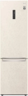 Холодильник с нижней морозильной камерой LG GWB509SEKM, 384 л, 203 см, A++, Бежевый