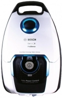 Aspirator cu sac Bosch BGL8SIL6, 800 W, 66 dB, Alb