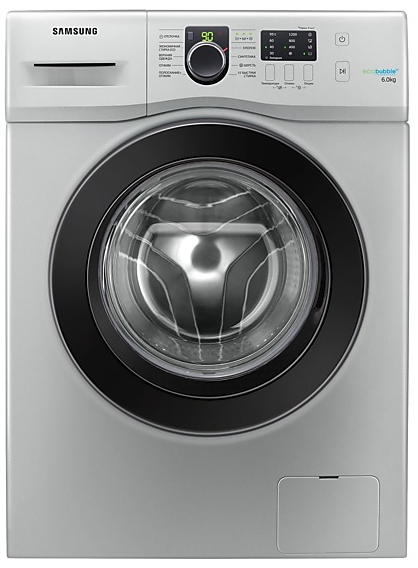 Стиральная машина Samsung WF60F1R2E2SDLP 6 кг / 1200 об/мин / A / Cерый photo 1 Стиральная машина Samsung WF60F1R2E2SDLP 6 кг / 1200 об/мин / A / Cерый photo 1