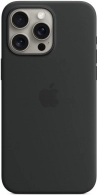 Husa Apple iPhone 15 Pro Max Silicone Case Black (MT1M3ZMA)