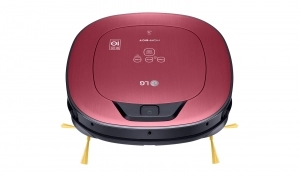 Пылесос-робот LG VR6570LVMP, 58 Вт, 69 дБ, Красный