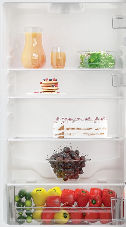 Холодильник с нижней морозильной камерой Arctic AK60320M30MT, 295 л, 185.1 см, F (A+), Серебристый
