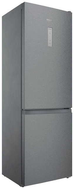Холодильник с нижней морозильной камерой Hotpoint - Ariston HTR5180MX, 298 л, 185 см, A, Серебристый