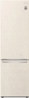 Холодильник с нижней морозильной камерой LG GWB509SENM, 384 л, 203 см, A++, Бежевый