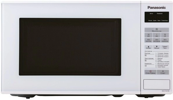 Микроволновая печь соло Panasonic NN-ST251WZPE, 20 л, 800 Вт, Белый