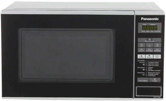 Микроволновая печь соло Panasonic NNST254MZPE, 20 л, 800 Вт, Серебристый