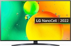 LED NanoCell телевизор LG 43NANO766QA, 